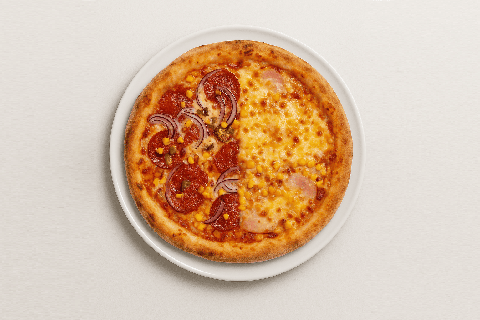 26. Pizza pol na pol 40cm